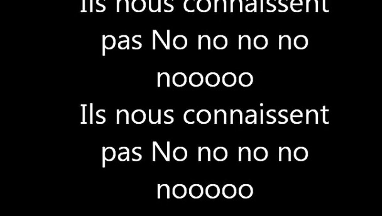 Soprano - Ils nous connaissent pas ( lyrics )