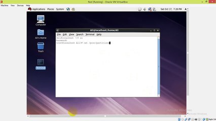 how to partitioning in linux red hat using fdisk