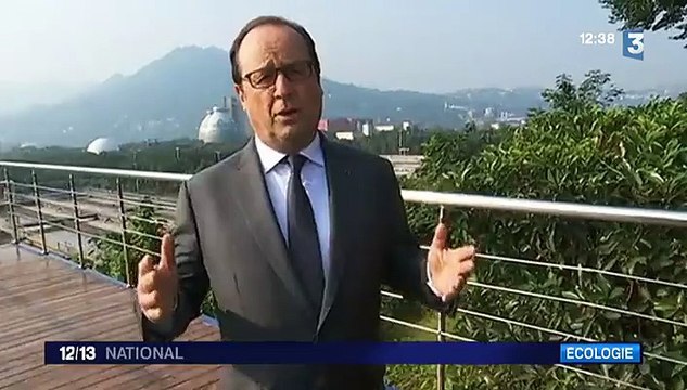 COP21 : François Hollande en visite en Chine
