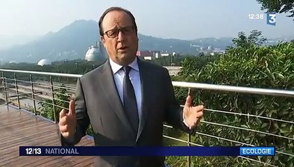COP21 : François Hollande en visite en Chine