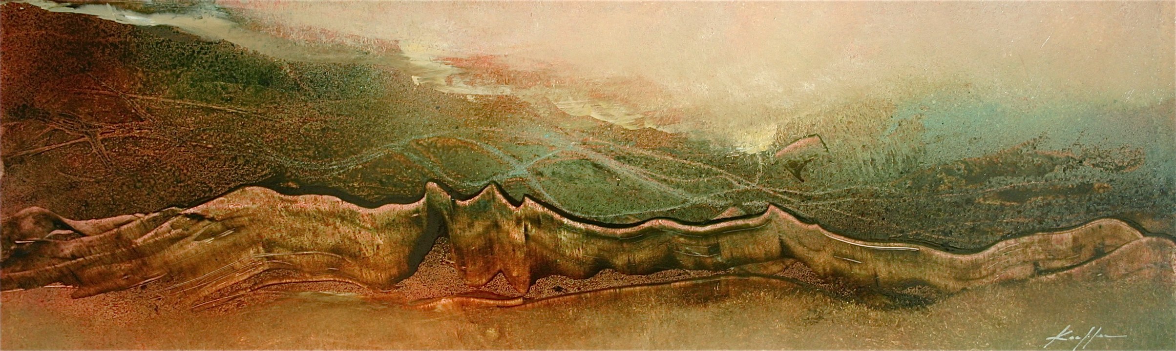 de l'eau sur mars