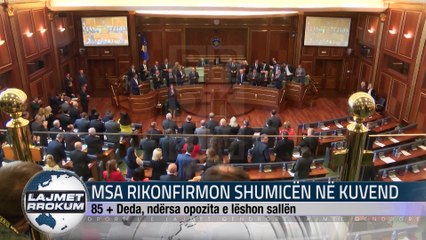 MSA RIKONFIRMON SHUMICËN NË KUVEND