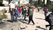 Palestinos arremeten contra muro de separación israelí