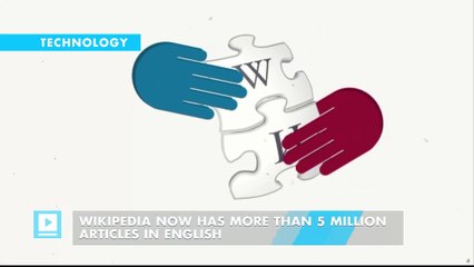 Wikipedia now has more than 5 million articles in English