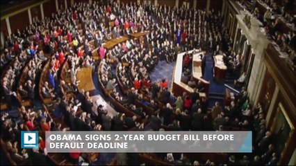 Obama Signs 2-Year Budget Bill Before Default Deadline