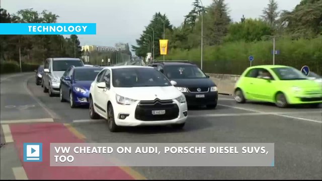 VW cheated on Audi, Porsche diesel SUVs, too