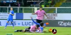Saponara Yellow Card For Simulation - Palermo vs Empoli - Serie A - 02.11.2015
