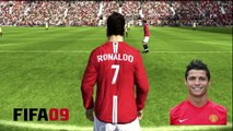 Cristiano RONALDO from FIFA 04 to FIFA 16 (vs Real Face Comparison)