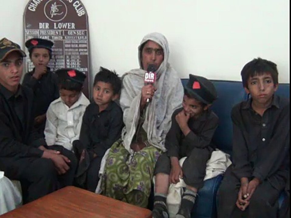 A helpless women of Rabat Dir Lower along with her nephews compell to live in open sky