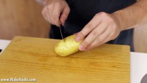 Astuce très simple pour peler une pomme de terre ! Génial !