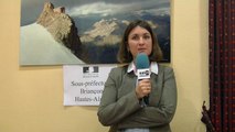 D!CI TV Arrivée de migrants à Briançon - Isabelle Sendrané