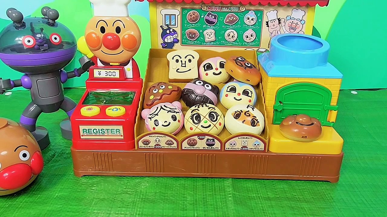 アンパンマン ジャムおじさんのパン工場 ねんど で遊んだよ♫ テレビ 映画 おもちゃアニメ a...