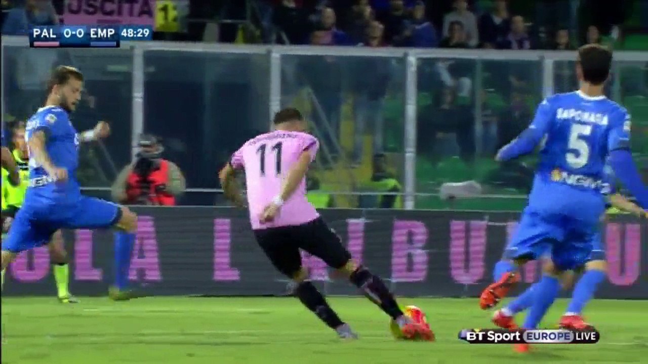 Palermo 0-1 Empoli HD | All Goals and Full Highlights 02.11.2015 HD