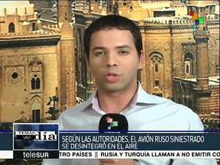 Descartan ataque en siniestro de avión ruso en Egipto