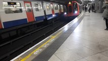 London Underground S7 & D78 stock trains at Westminster Station