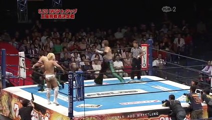 Apollo 55 (Prince Devitt & Ryusuke Taguchi) vs. Unione (Milano Collection AT & Taichi) 6.2009