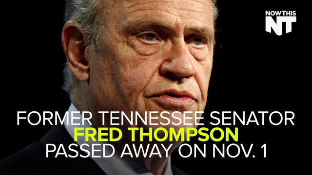 Fred Thompson, Senator & Actor, Has Passed Away