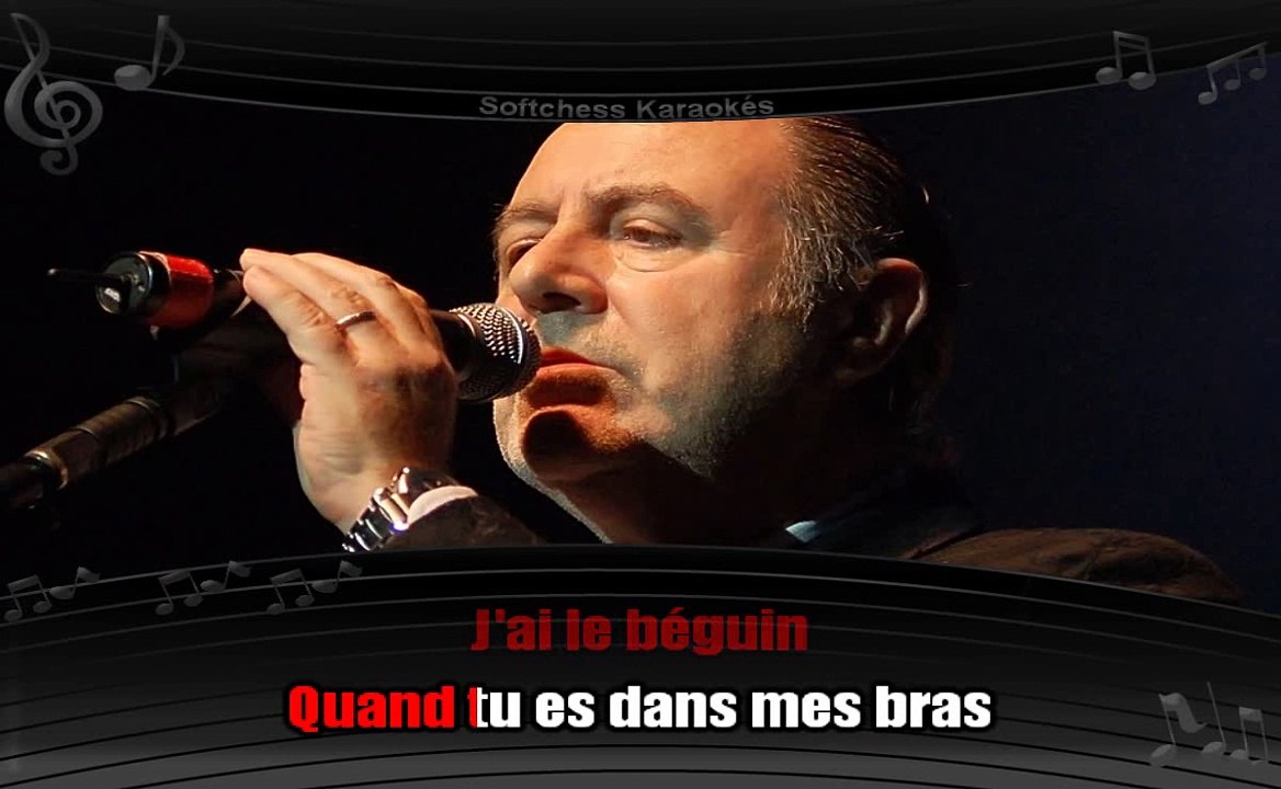 Michel Delpech - Fan de toi (karaoké réalisé par Softchess)