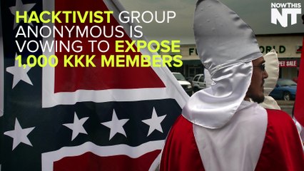 "Anonymous" Threatens To Expose 1,000 KKK Members