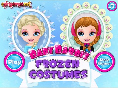 Baby Barbie Game Movies - Barbie Frozen Costumes - Full Dress Up Game for Girls HD