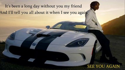 SEE YOU AGAIN - Wiz Khalifa (Lyric, Cover) // Learn English Via Songs