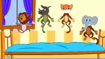 Five Little Monkeys Jumping On The Bed | Part 1 - The Naughty Monkeys | ChuChu TV Kids Son