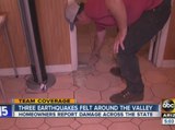 Three earthquakes felt around the Valley