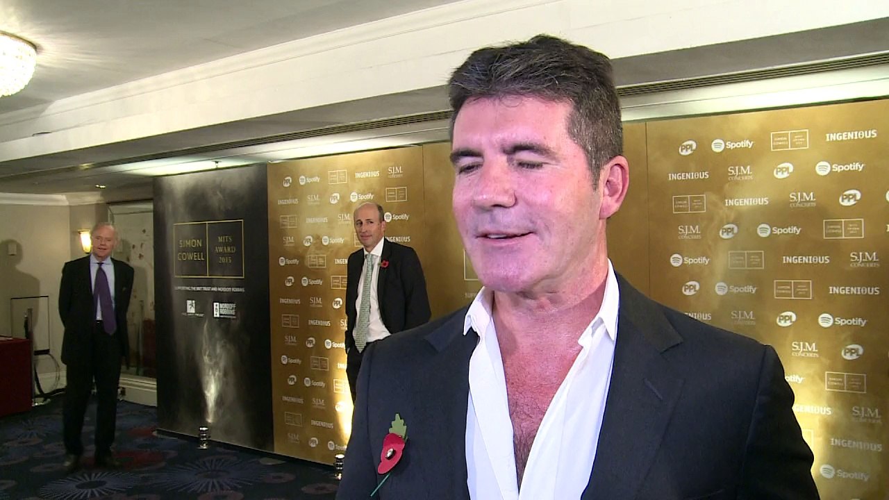 Stars praise Simon Cowell at Music Industry Trust Awards