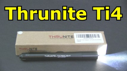 ThruNite Ti4 252 lm Compact LED Penlight, Cool White Flashlight
