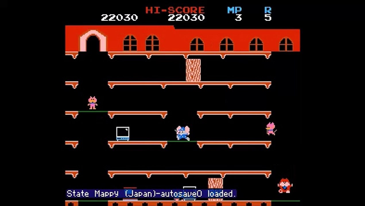 Mappy Playthrough [NES] - Level 1-10 2/2