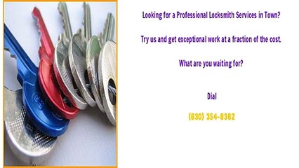 Local Locksmiths Aurora, IL