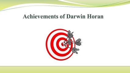 Achievements of Darwin Horan