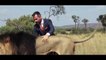 ✺ Kevin Richardson Van Gils A worlds first playing football with wild lions