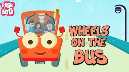 Wheels On The Bus Go Round And Round | Popular English Nursery Rhyme For Children, Kids and Babies