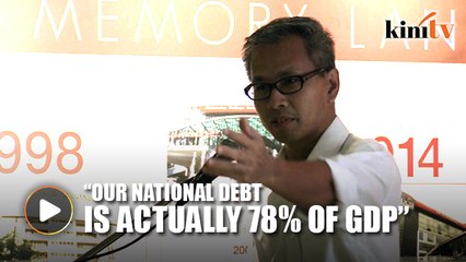 "With contingent liabilities, our debt per GDP is really 78%"