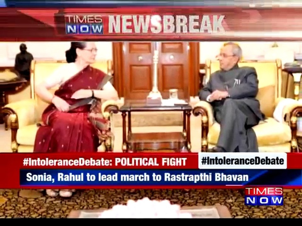 Sonia Gandhi to lead Congress march to Rastrapthi Bhavan