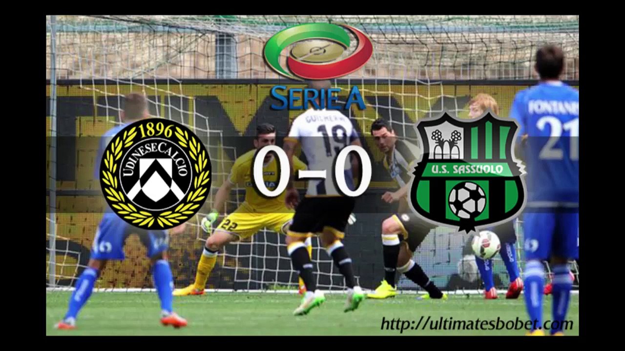 ไฮไลท์ฟุตบอล SBOBET : อูดิเนเซ่ 0–0 ซัสเซาโล่ [กัลโช่ เซเรีย อา]