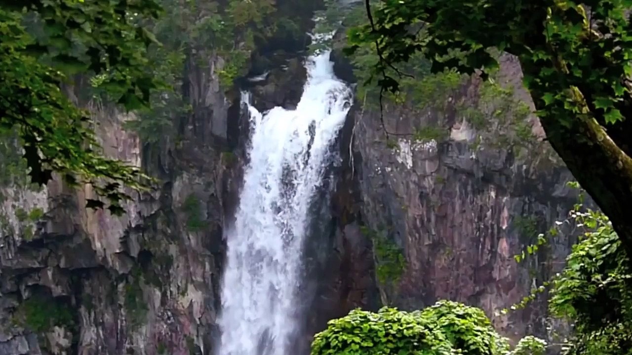 Mountain Waterfall 5 Video Background HD 1080p