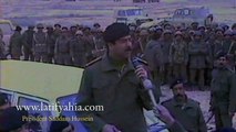 لقطات نادرة جداً عن صدام حسين في جبهات القتال Saddam