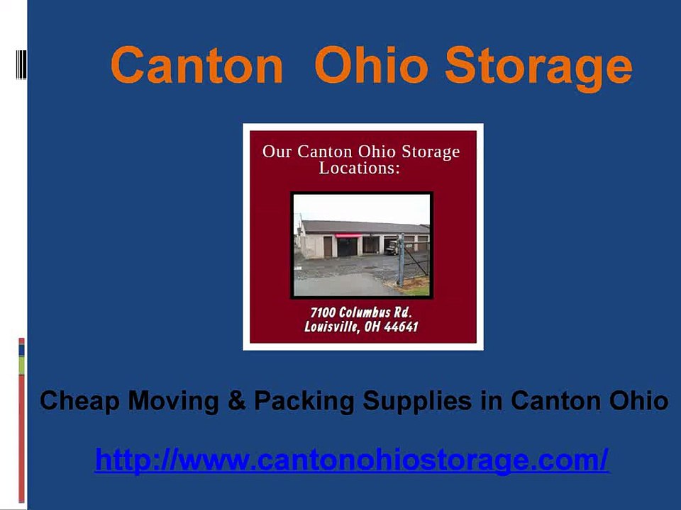 Canton Ohio Packing Supplies Unit Facility