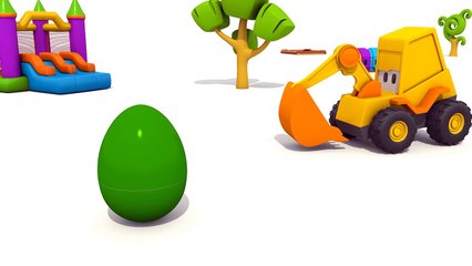 Eğitici çizgi film Ekskavatör Max Sürpriz yumurta Helikopter Türkçe izle