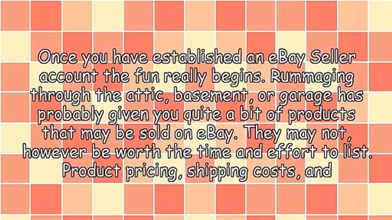 eBay Selling: Product Pricing and Shipping