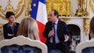 Climat, économies d'énergie, COP21 : dix collégiens interrogent François Hollande pour France Info
