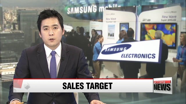 Samsung Electronics struggling to hit 200 tril. won sales target in 2015