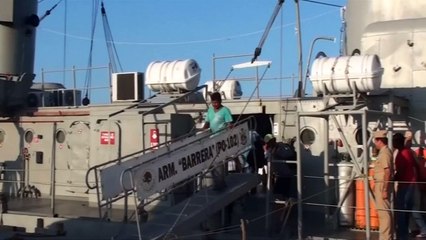 Fishermen rescued from sea after a month