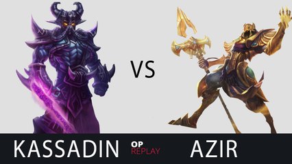 [Highlights] Kassadin vs Azir - FNC Febiven EUW LOL SoloQ