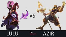 [Highlights] Lulu vs Azir - SKT T1 Faker vs OG Niels, EUW LOL SoloQ