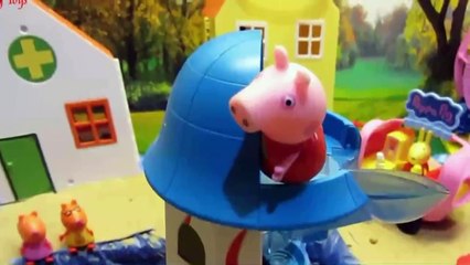 Giant Peppa Pig Story Video Play Doh English Episodes | Thomas The Train Surprise Eggs Pep