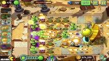 Plants Vs Zombies 2: Max Level Three Peashooter Magic Shroom Daily Events Challenge! (PVZ
