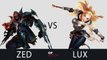 [Highlights] Zed vs Lux - SKT T1 Faker vs EDG Meiko, EUW LOL SoloQ